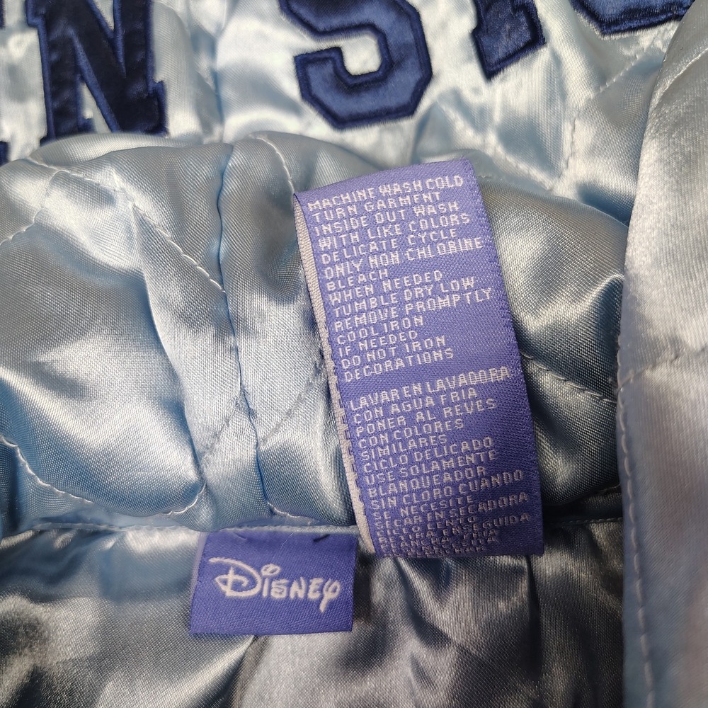 Y2K Disney Eeyore "True Blue" Fleece‎ Hoodie Adult Small Embroidered Big Logo - Picture 4 of 12